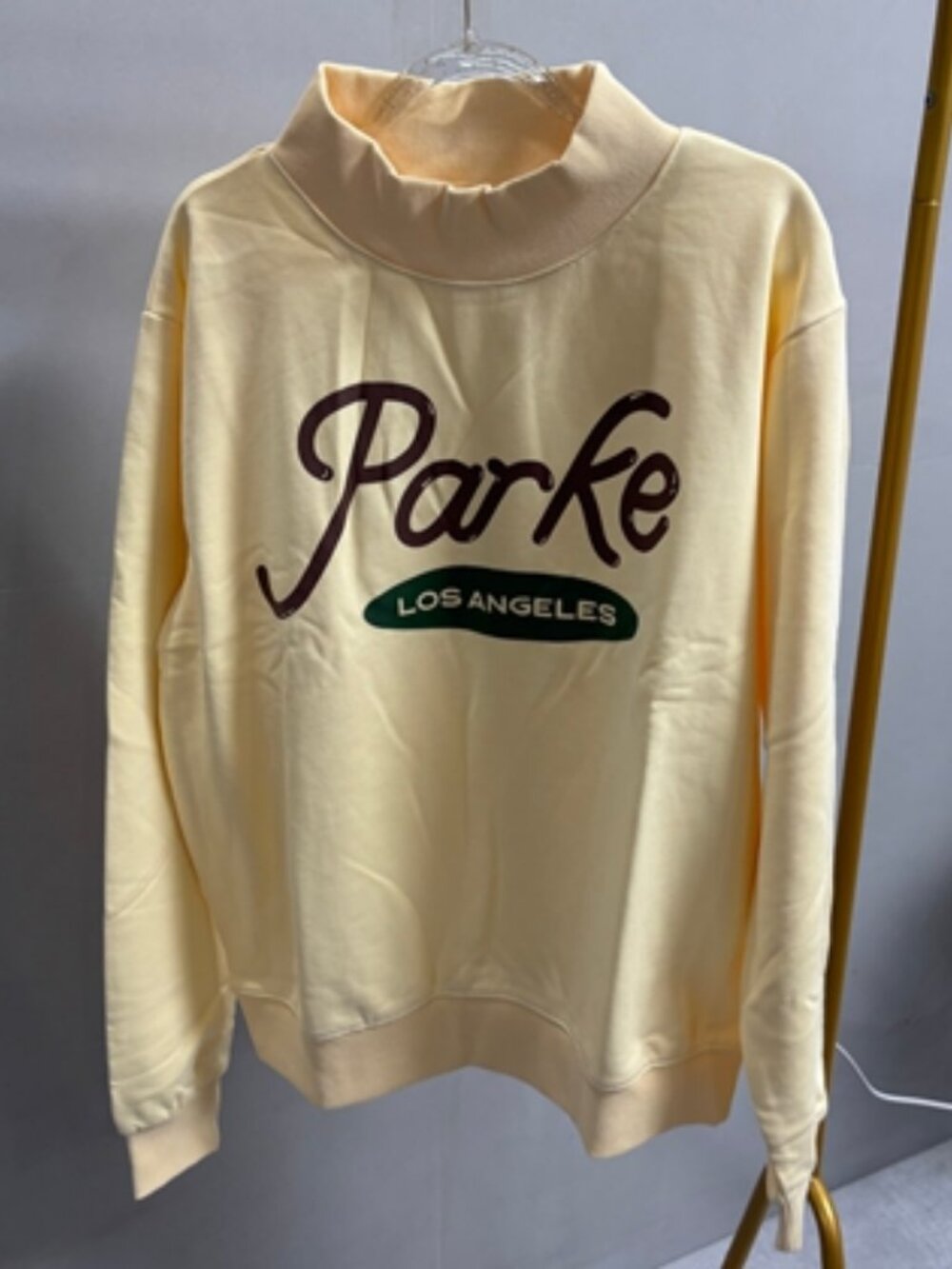 🌙PARKE🌙 yellow sweatshirt